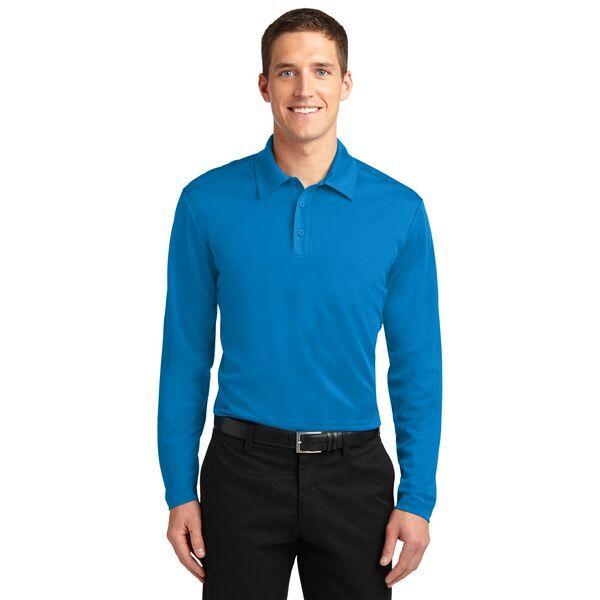 Port Authority® Silk Touch™ Performance Men's Long Sleeve Polo