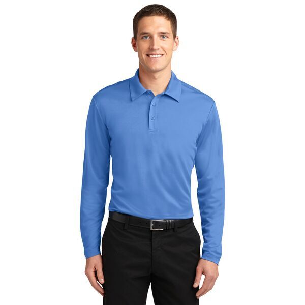 Port Authority® Silk Touch™ Performance Men's Long Sleeve Polo