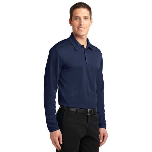 Port Authority® Silk Touch™ Performance Men's Long Sleeve Polo