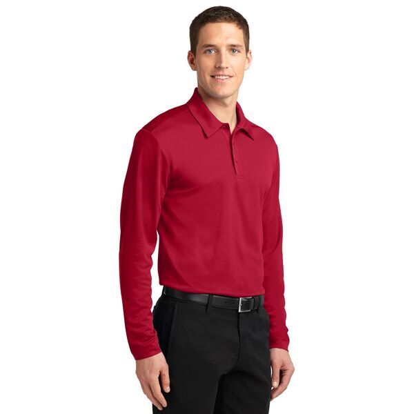 Port Authority® Silk Touch™ Performance Men's Long Sleeve Polo