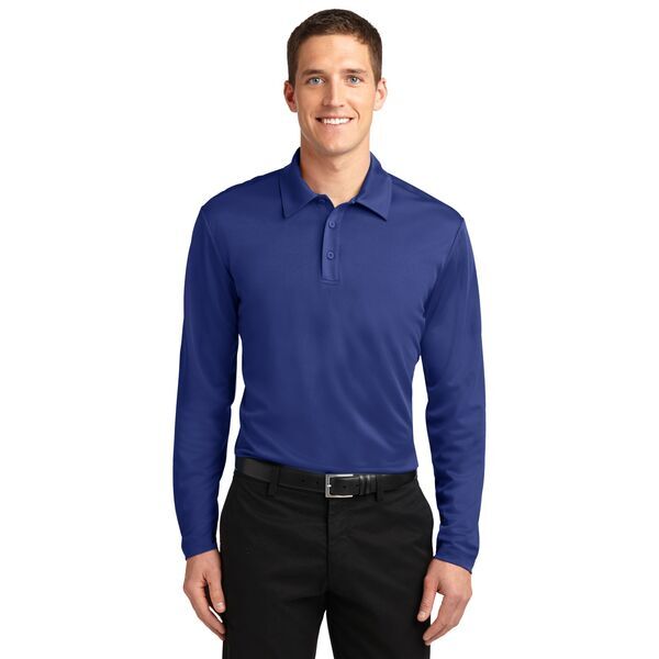 Port Authority® Silk Touch™ Performance Men's Long Sleeve Polo