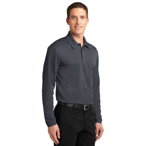 Port Authority® Silk Touch™ Performance Men's Long Sleeve Polo