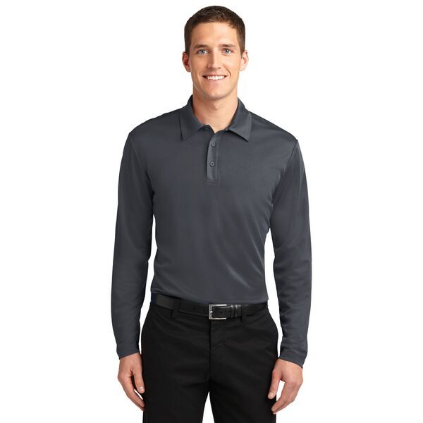 Port Authority® Silk Touch™ Performance Men's Long Sleeve Polo