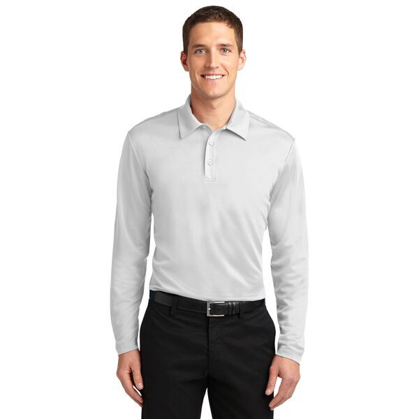 Port Authority® Silk Touch™ Performance Men's Long Sleeve Polo