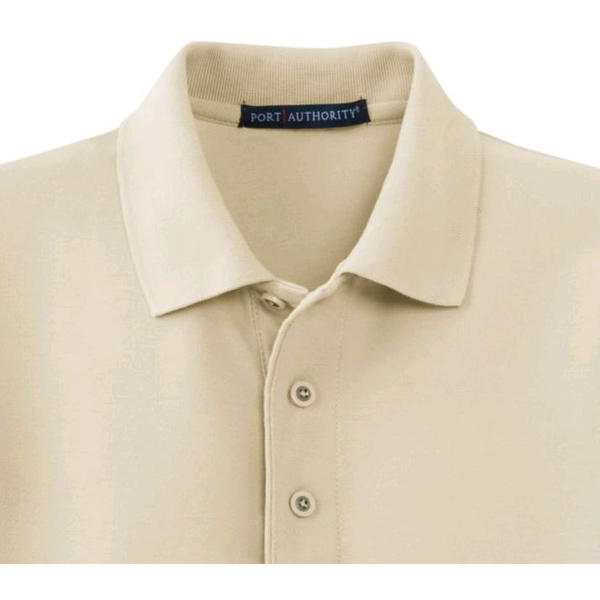 Port Authority® Silk Touch™ Pique Men's Long Sleeve Polo