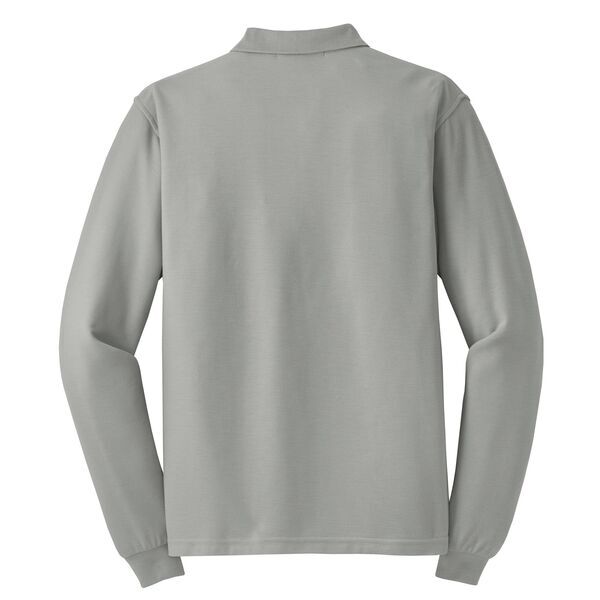 Port Authority® Silk Touch™ Pique Men's Long Sleeve Polo