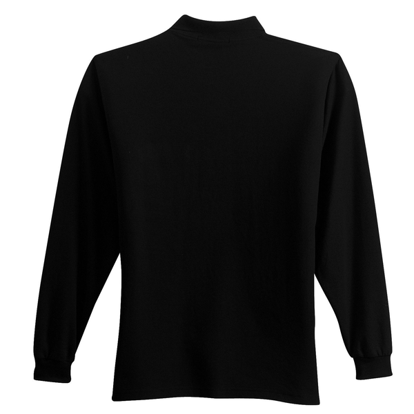 Port Authority® Silk Touch™ Pique Men's Long Sleeve Polo with Pocket