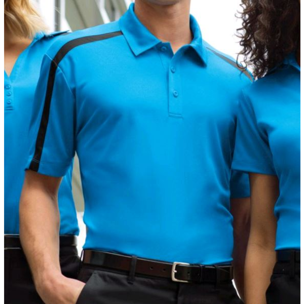 Port Authority® Silk Touch™ Performance Colorblock Stripe Men's Polo