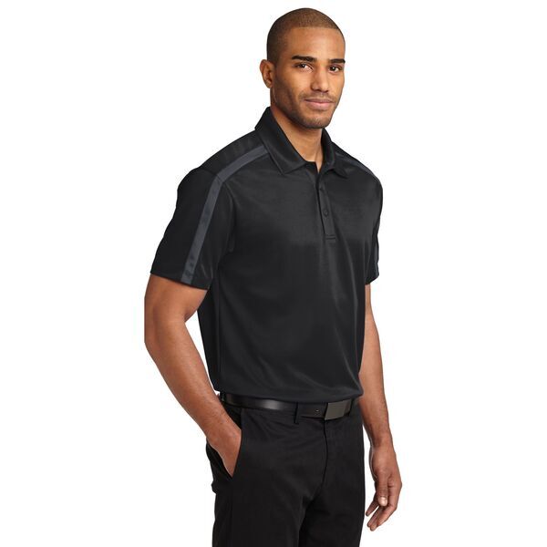Port Authority® Silk Touch™ Performance Colorblock Stripe Men's Polo
