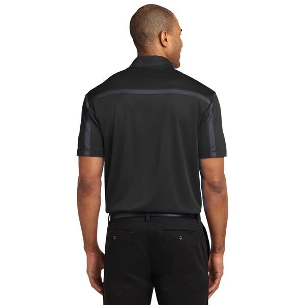 Port Authority® Silk Touch™ Performance Colorblock Stripe Men's Polo