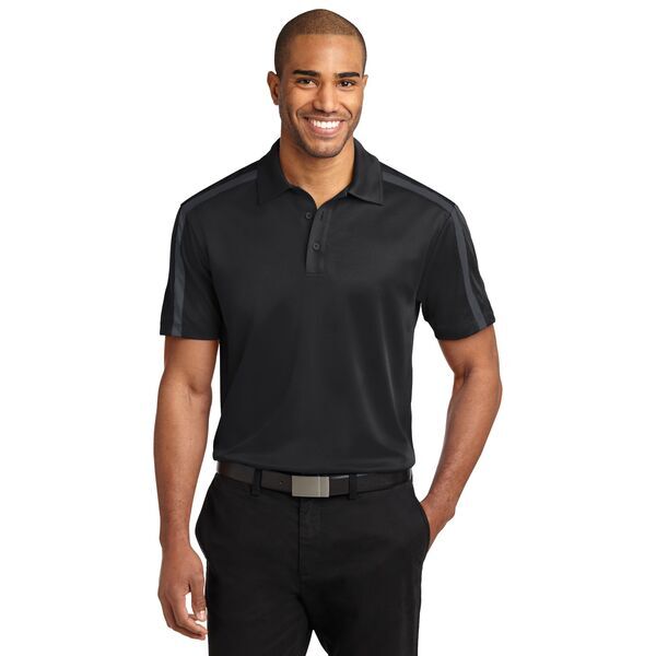 Port Authority® Silk Touch™ Performance Colorblock Stripe Men's Polo
