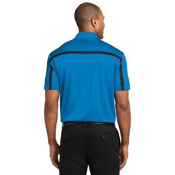 Port Authority® Silk Touch™ Performance Colorblock Stripe Men's Polo