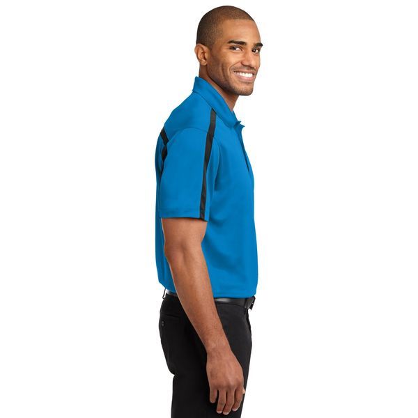 Port Authority® Silk Touch™ Performance Colorblock Stripe Men's Polo