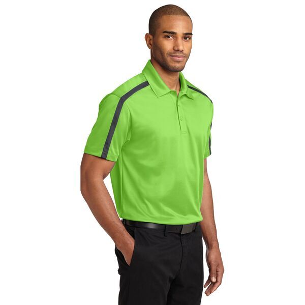 Port Authority® Silk Touch™ Performance Colorblock Stripe Men's Polo