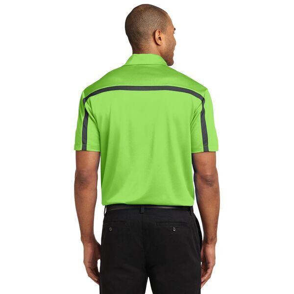 Port Authority® Silk Touch™ Performance Colorblock Stripe Men's Polo