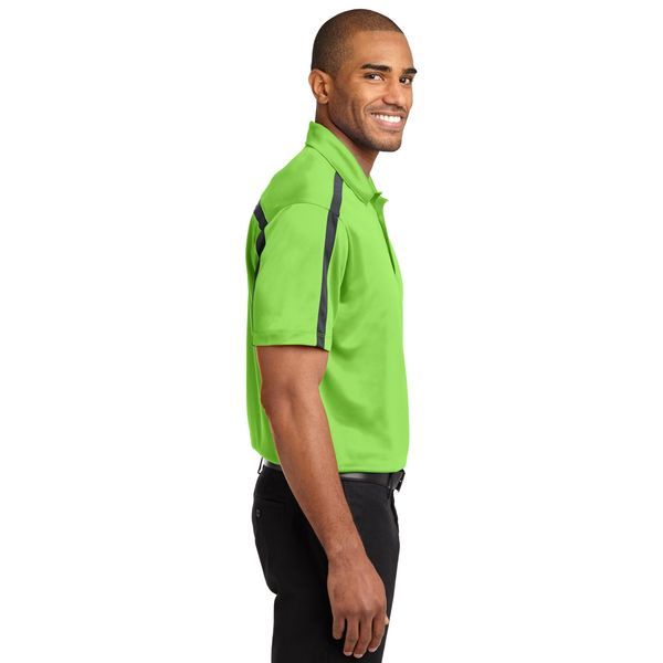 Port Authority® Silk Touch™ Performance Colorblock Stripe Men's Polo