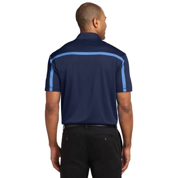 Port Authority® Silk Touch™ Performance Colorblock Stripe Men's Polo