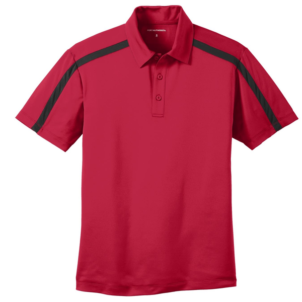 Port Authority® Silk Touch™ Performance Colorblock Stripe Men's Polo