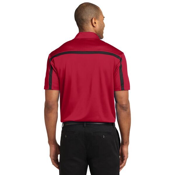 Port Authority® Silk Touch™ Performance Colorblock Stripe Men's Polo