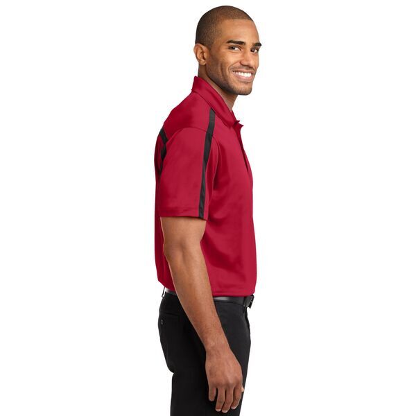 Port Authority® Silk Touch™ Performance Colorblock Stripe Men's Polo