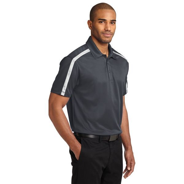 Port Authority® Silk Touch™ Performance Colorblock Stripe Men's Polo
