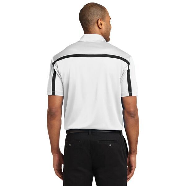 Port Authority® Silk Touch™ Performance Colorblock Stripe Men's Polo
