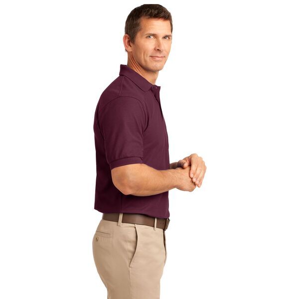 Port Authority® Silk Touch™ Pique Men's Polo with Pocket
