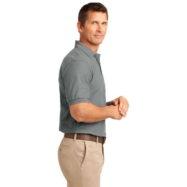 Port Authority® Silk Touch™ Pique Men's Polo with Pocket