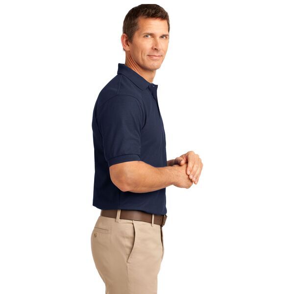 Port Authority® Silk Touch™ Pique Men's Polo with Pocket