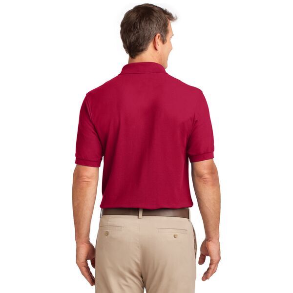 Port Authority® Silk Touch™ Pique Men's Polo with Pocket