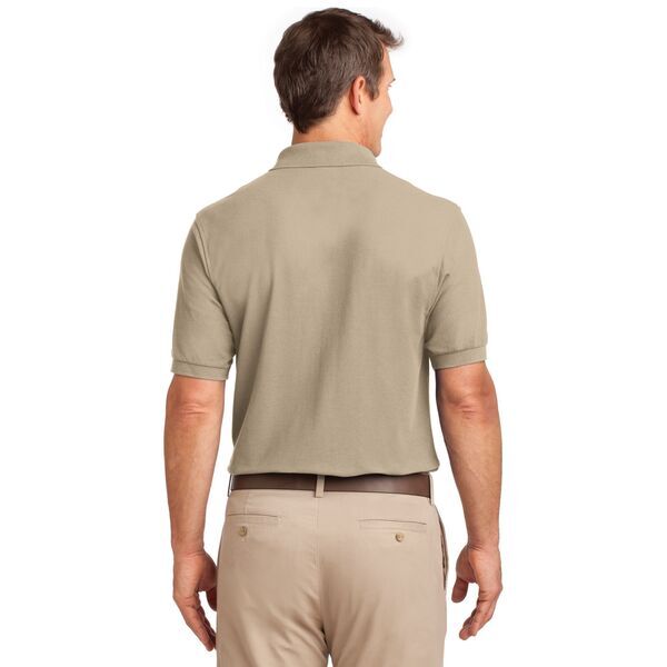 Port Authority® Silk Touch™ Pique Men's Polo with Pocket
