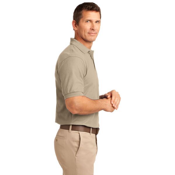 Port Authority® Silk Touch™ Pique Men's Polo with Pocket