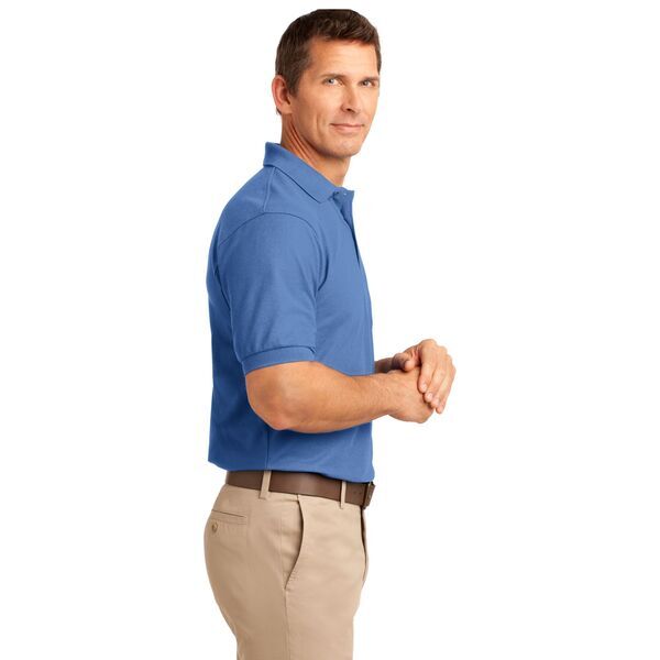 Port Authority® Silk Touch™ Pique Men's Polo with Pocket