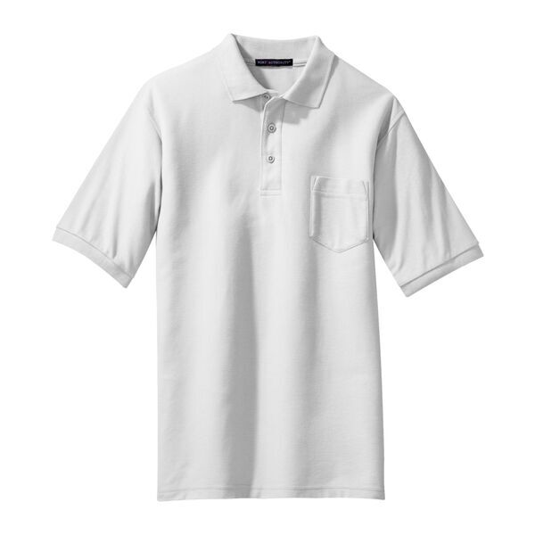 Port Authority® Silk Touch™ Pique Men's Polo with Pocket