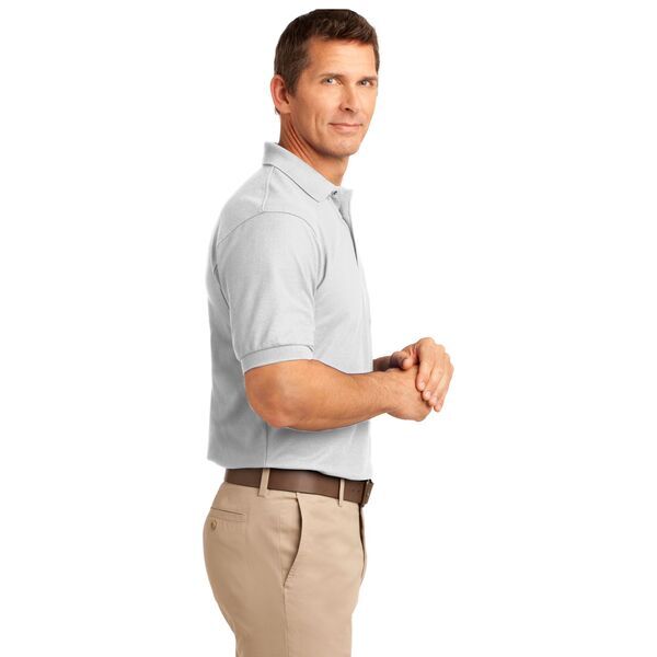 Port Authority® Silk Touch™ Pique Men's Polo with Pocket