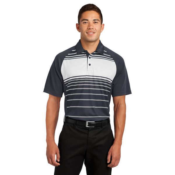 Sport-Tek® Dry Zone® Sublimated Stripe Men's Polo