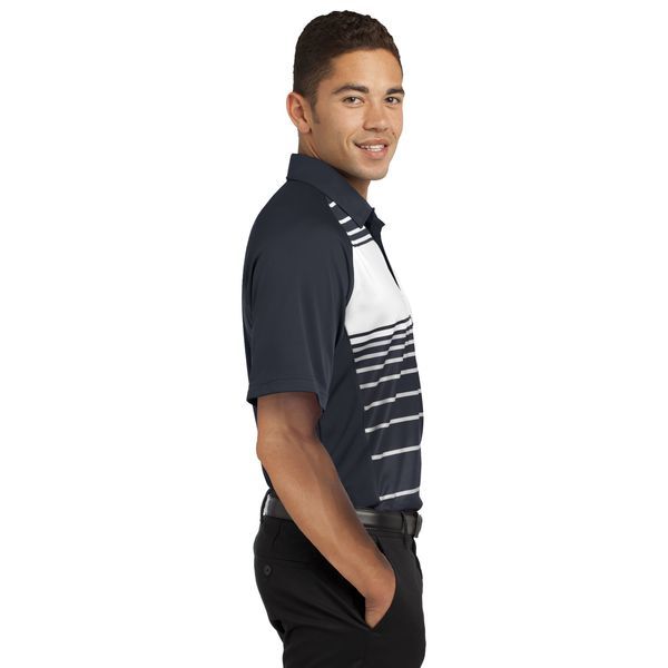 Sport-Tek® Dry Zone® Sublimated Stripe Men's Polo