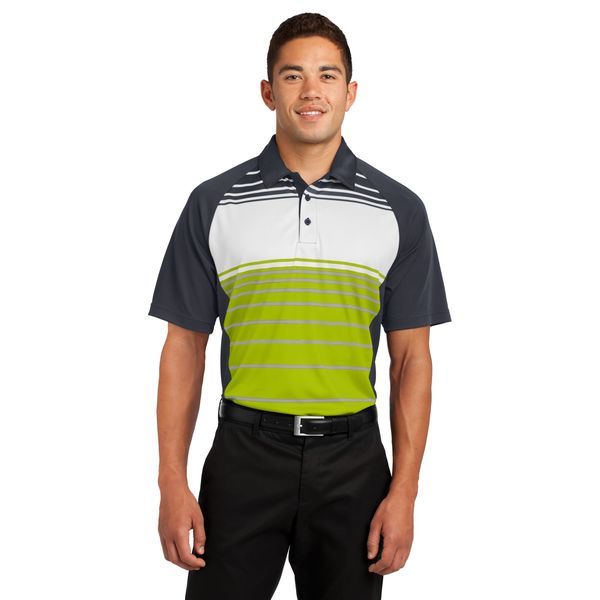 Sport-Tek® Dry Zone® Sublimated Stripe Men's Polo