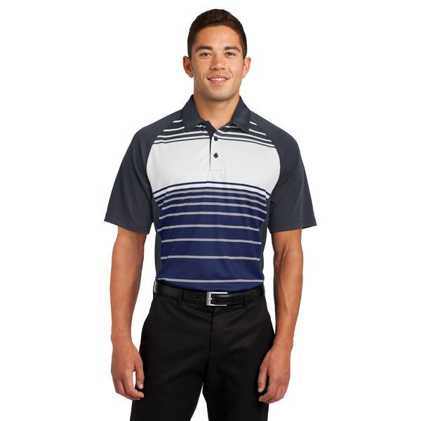 Sport-Tek® Dry Zone® Sublimated Stripe Men's Polo