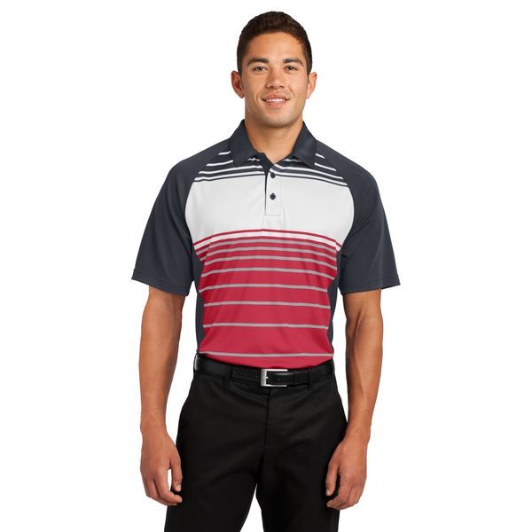 Sport-Tek® Dry Zone® Sublimated Stripe Men's Polo