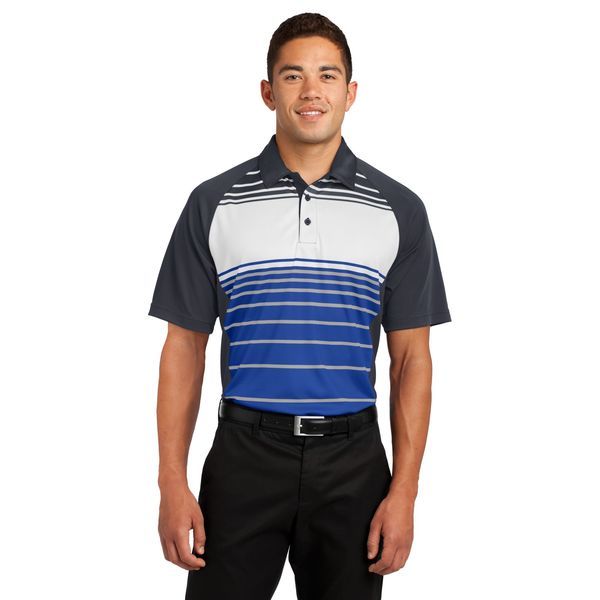 Sport-Tek® Dry Zone® Sublimated Stripe Men's Polo
