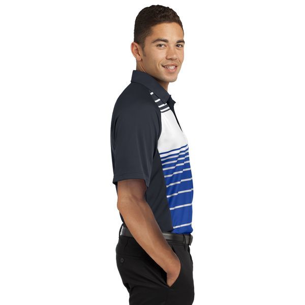 Sport-Tek® Dry Zone® Sublimated Stripe Men's Polo
