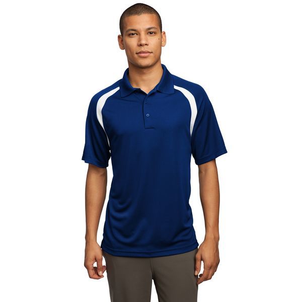 Sport-Tek® Dry Zone® Colorblock Raglan Men's Performance Polo