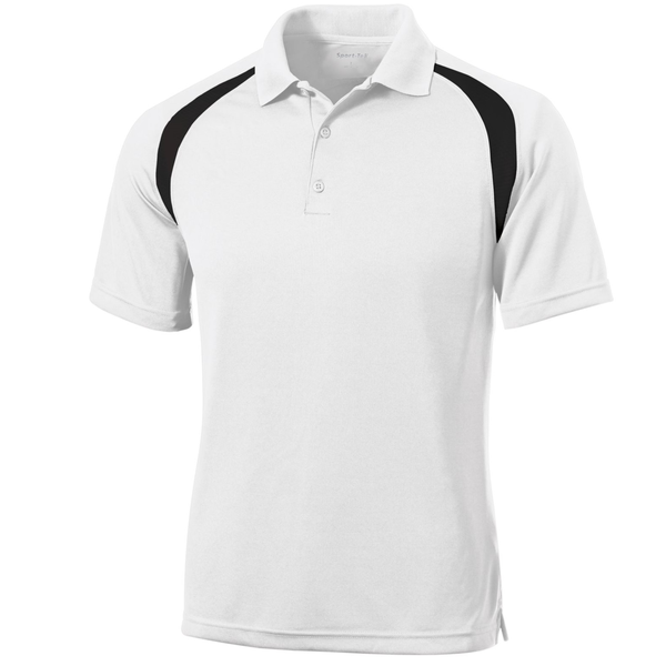 Sport-Tek® Dry Zone® Colorblock Raglan Men's Performance Polo