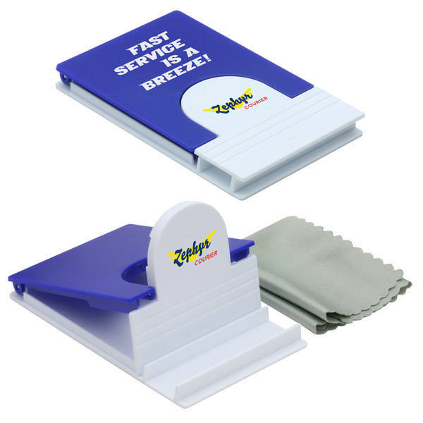 Phone Stand w/ Microfiber Cleaning Cloth