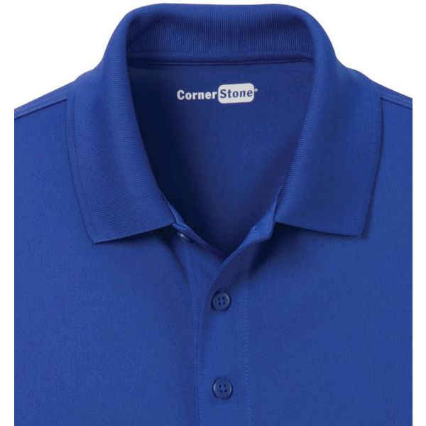 CornerStone® Select Snag-Proof Long Sleeve Men's Performance Polo