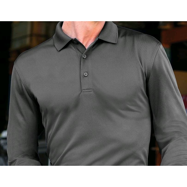 CornerStone® Select Snag-Proof Long Sleeve Men's Performance Polo