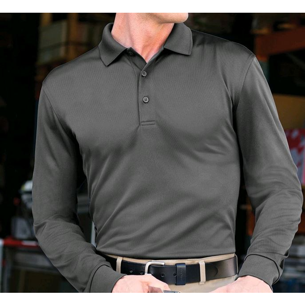 CornerStone® Select Snag-Proof Long Sleeve Men's Performance Polo