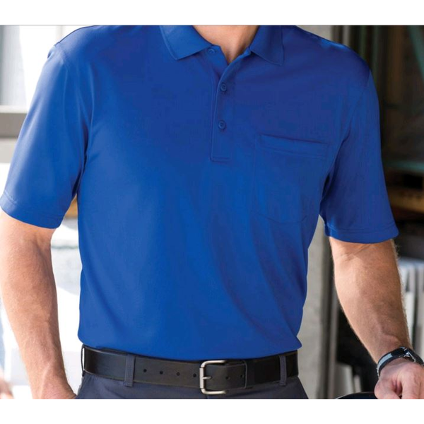 CornerStone® Select Snag-Proof Men's Performance Polo with Pocket