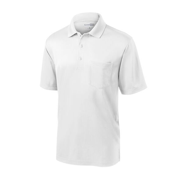 CornerStone® Select Snag-Proof Men's Performance Polo with Pocket